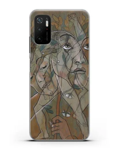 Чехол Лигустри (Пикабиа Франсис) силиконовый для Xiaomi Redmi Note 10T