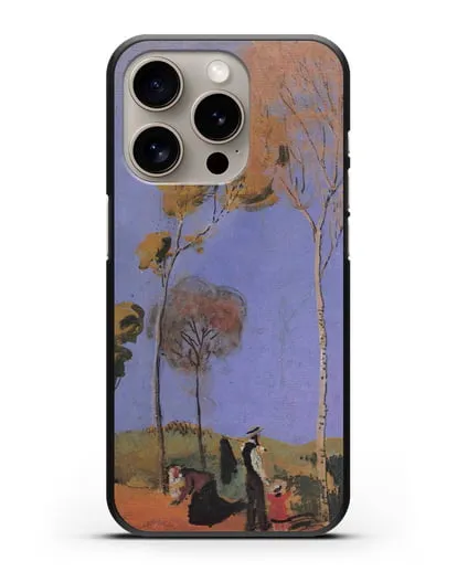 Чехол Бродяга (Маке Август) силиконовый для iPhone 15 Pro