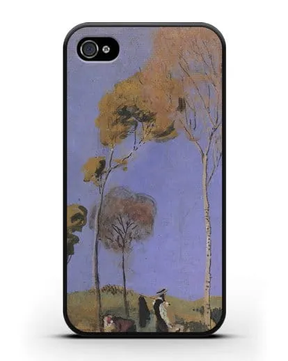 Чехол Бродяга (Маке Август) силиконовый для iPhone 4/4s