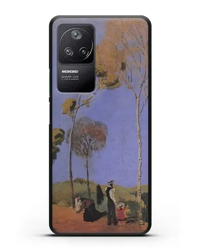 Чехол Бродяга (Маке Август) силиконовый для Xiaomi Poco F4