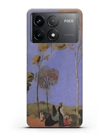 Чехол Бродяга (Маке Август) силиконовый для Xiaomi Poco F6 Pro