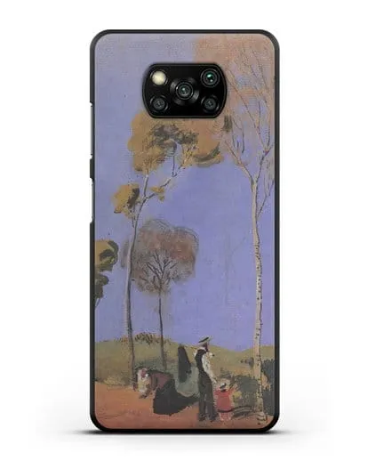 Чехол Бродяга (Маке Август) силиконовый для Xiaomi Poco X3