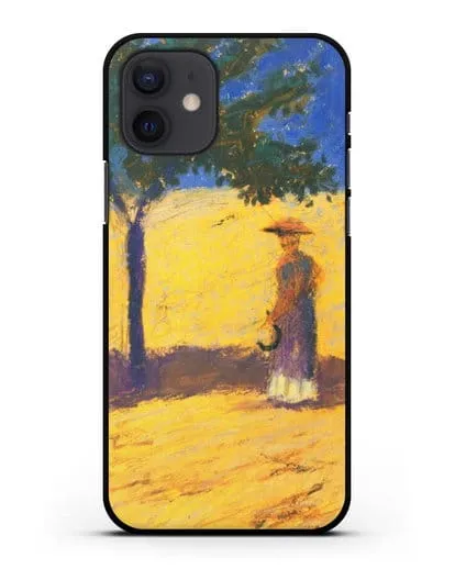 Чехол Дерево в кукурузном поле (Маке Август) силиконовый для iPhone 12