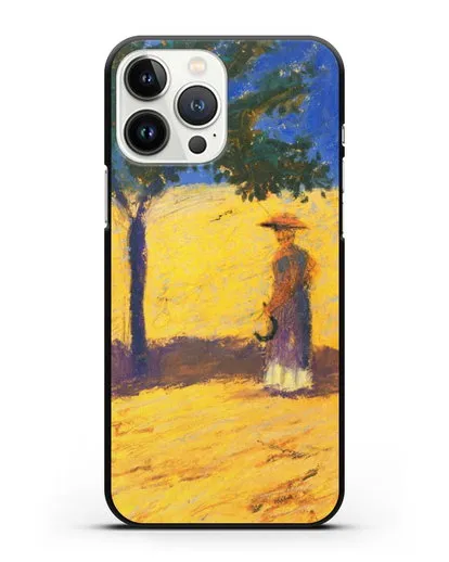 Чехол Дерево в кукурузном поле (Маке Август) силиконовый для iPhone 13 Pro Max