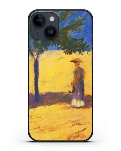 Чехол Дерево в кукурузном поле (Маке Август) силиконовый для iPhone 14