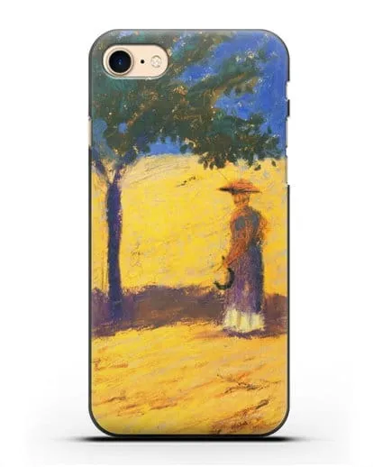 Чехол Дерево в кукурузном поле (Маке Август) силиконовый для iPhone 7