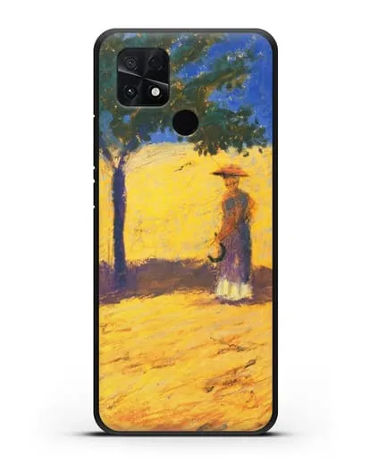 Чехол Дерево в кукурузном поле (Маке Август) силиконовый для Xiaomi Poco C40