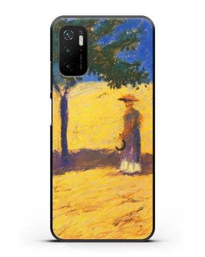 Чехол Дерево в кукурузном поле (Маке Август) силиконовый для Xiaomi Poco M3 Pro