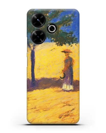 Чехол Дерево в кукурузном поле (Маке Август) силиконовый для Xiaomi Poco M6