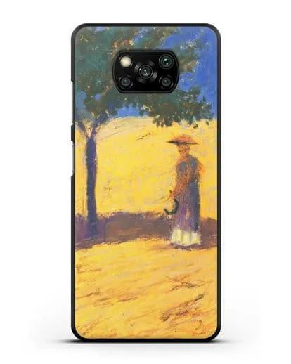 Чехол Дерево в кукурузном поле (Маке Август) силиконовый для Xiaomi Poco X3