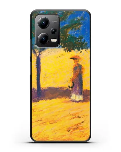 Чехол Дерево в кукурузном поле (Маке Август) силиконовый для Xiaomi Poco X5
