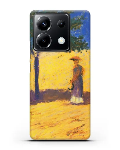 Чехол Дерево в кукурузном поле (Маке Август) силиконовый для Xiaomi Poco X6