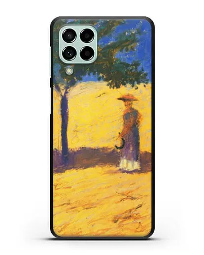 Чехол Дерево в кукурузном поле (Маке Август) силиконовый для Samsung Galaxy M53 [SM-M536]