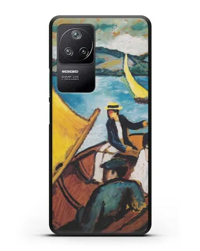 Чехол Парусная лодка на Тегернзее (Маке Август) силиконовый для Xiaomi Poco F4