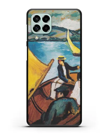 Чехол Парусная лодка на Тегернзее (Маке Август) силиконовый для Samsung Galaxy M53 [SM-M536]