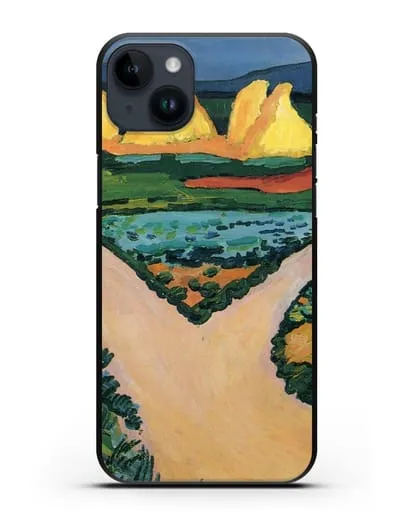 Чехол Овощные поля (Маке Август) силиконовый для iPhone 14 Plus