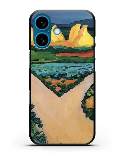 Чехол Овощные поля (Маке Август) силиконовый для iPhone 16