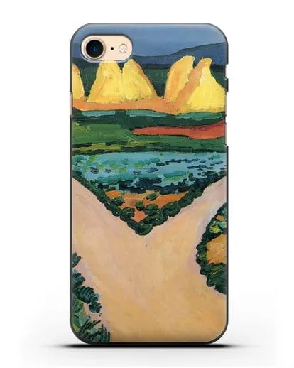 Чехол Овощные поля (Маке Август) силиконовый для iPhone 7