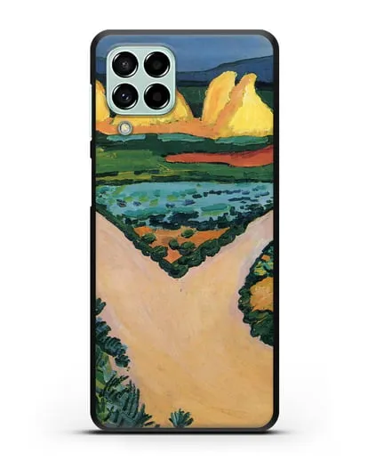 Чехол Овощные поля (Маке Август) силиконовый для Samsung Galaxy M53 [SM-M536]