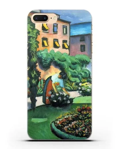 Чехол Изображение сада (Маке Август) силиконовый для iPhone 7 Plus