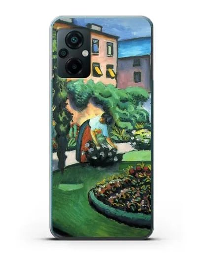 Чехол Изображение сада (Маке Август) силиконовый для Xiaomi Poco M5