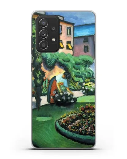 Чехол Изображение сада (Маке Август) силиконовый для Samsung Galaxy A53