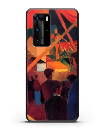 Чехол Канатоходец (Маке Август) силиконовый для Huawei P40 Pro