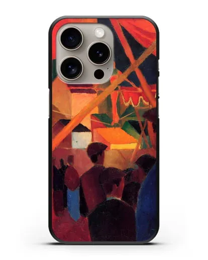 Чехол Канатоходец (Маке Август) силиконовый для iPhone 15 Pro