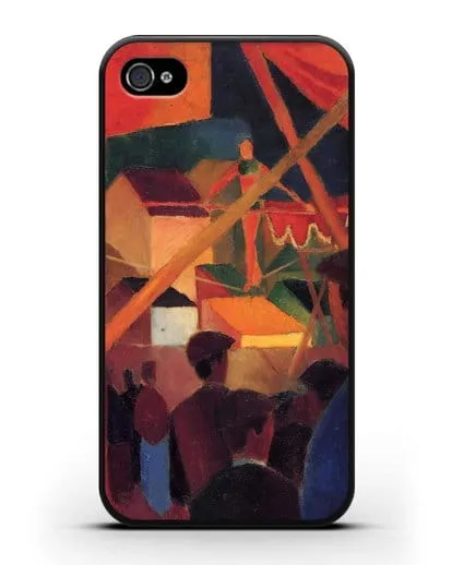 Чехол Канатоходец (Маке Август) силиконовый для iPhone 4/4s