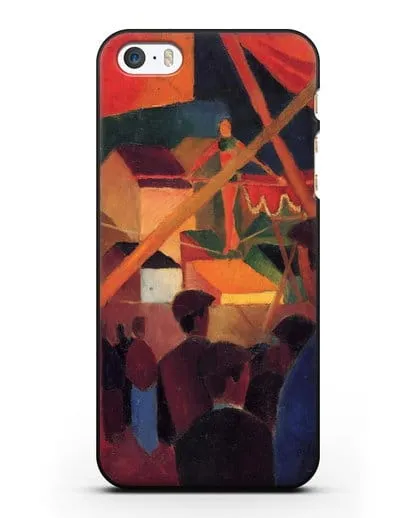 Чехол Канатоходец (Маке Август) силиконовый для iPhone 5/5s/SE