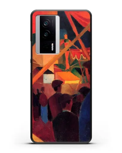 Чехол Канатоходец (Маке Август) силиконовый для Xiaomi Poco F5 Pro