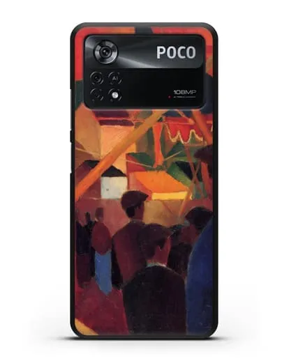 Чехол Канатоходец (Маке Август) силиконовый для Xiaomi Poco X4 Pro