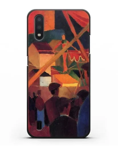 Чехол Канатоходец (Маке Август) силиконовый для Samsung Galaxy A01 [SM-A015F]