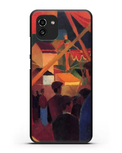 Чехол Канатоходец (Маке Август) силиконовый для Samsung Galaxy A03 [SM-A035]