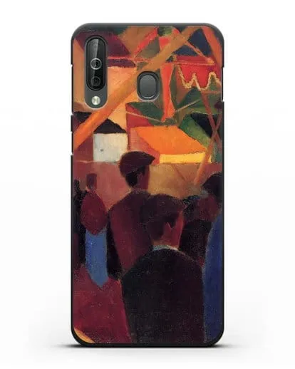 Чехол Канатоходец (Маке Август) силиконовый для Samsung Galaxy A40s [SM-A507FN]