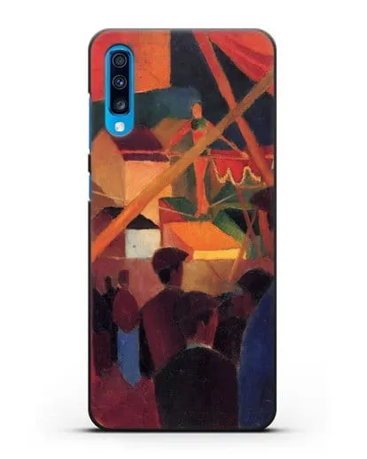Чехол Канатоходец (Маке Август) силиконовый для Samsung Galaxy A70 [SM-A705F]