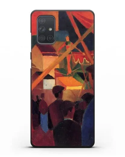 Чехол Канатоходец (Маке Август) силиконовый для Samsung Galaxy A71 [SM-A715F]