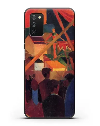 Чехол Канатоходец (Маке Август) силиконовый для Samsung Galaxy A03S [SM-A037F]