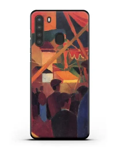 Чехол Канатоходец (Маке Август) силиконовый для Samsung Galaxy A21 [SM-A215]