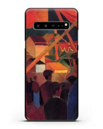 Чехол Канатоходец (Маке Август) силиконовый для Samsung Galaxy S10 5G [SM-G977B]