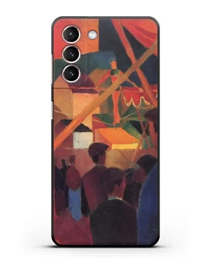 Чехол Канатоходец (Маке Август) силиконовый для Samsung Galaxy S21 [SM-G991B]