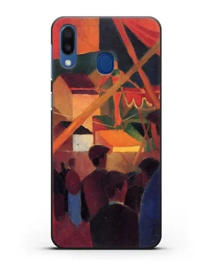 Чехол Канатоходец (Маке Август) силиконовый для Samsung Galaxy M20 [SM-M205F]