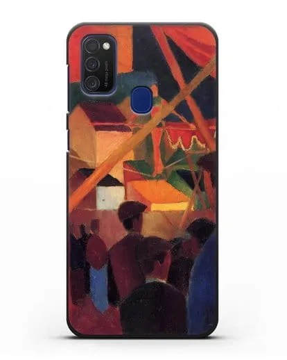 Чехол Канатоходец (Маке Август) силиконовый для Samsung Galaxy M21 [SM-M215F]