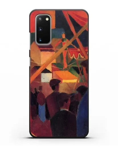 Чехол Канатоходец (Маке Август) силиконовый для Samsung Galaxy S20 [SM-G980F]