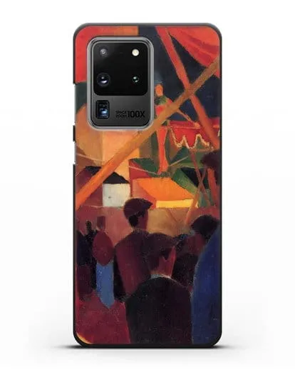 Чехол Канатоходец (Маке Август) силиконовый для Samsung Galaxy S20 Ultra [SM-G988B]