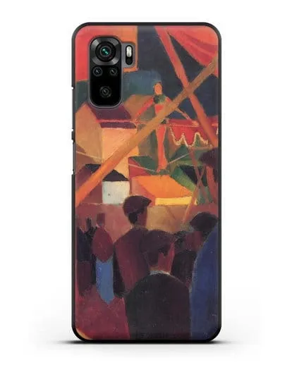 Чехол Канатоходец (Маке Август) силиконовый для Xiaomi Redmi Note 10