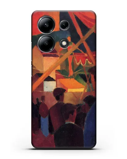 Чехол Канатоходец (Маке Август) силиконовый для Xiaomi Redmi Note 13 4G