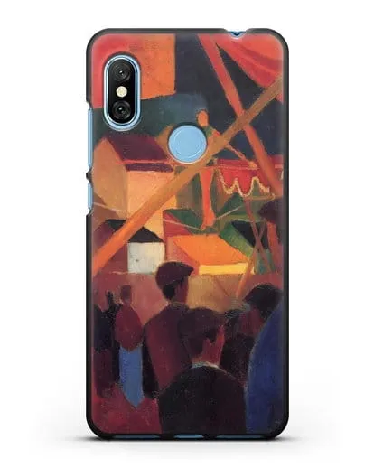 Чехол Канатоходец (Маке Август) силиконовый для Xiaomi Redmi Note 6 Pro