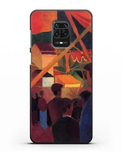 Чехол Канатоходец (Маке Август) силиконовый для Xiaomi Redmi Note 9 Pro