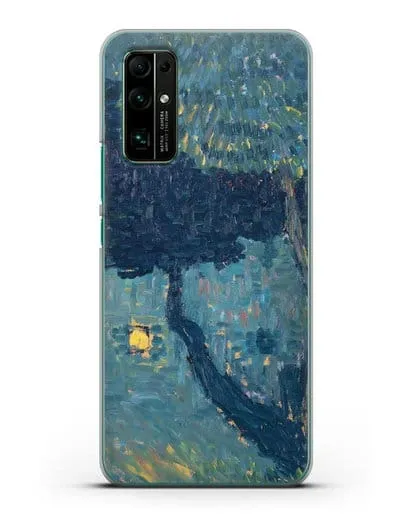 Чехол Коттедж в лесу (Явленский Алексей) силиконовый для Honor 30